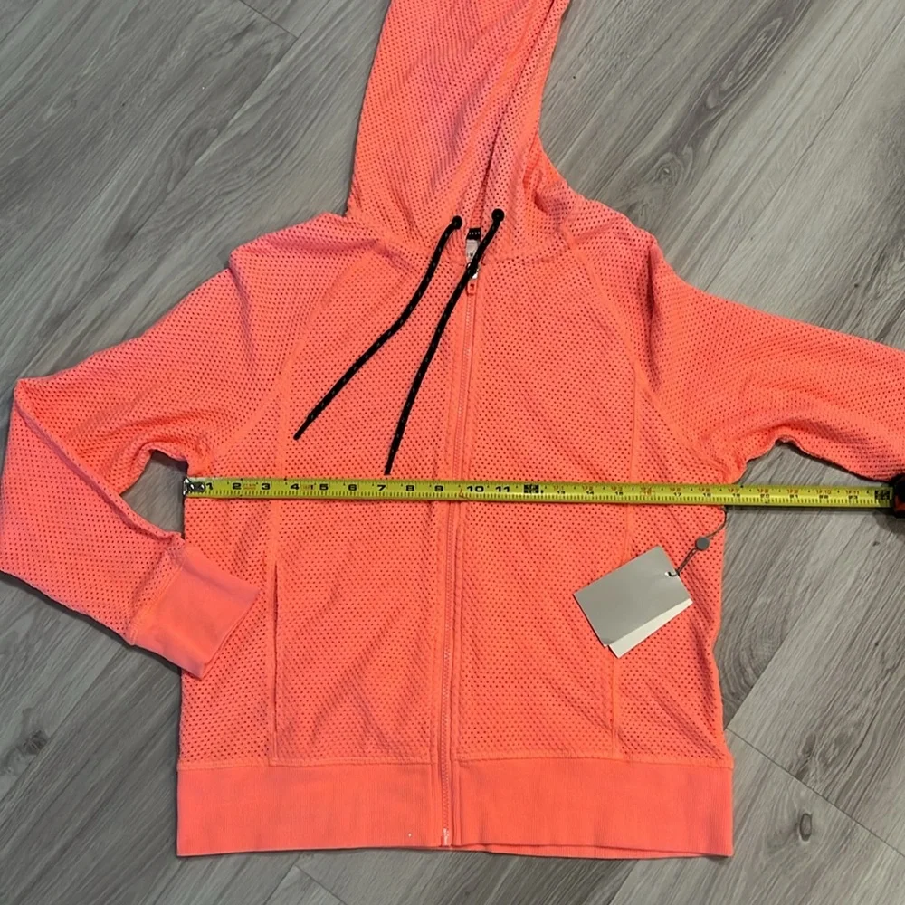 DKNY Coral Mesh‎ Zip-Up Hoodie - Picture 10 of 12